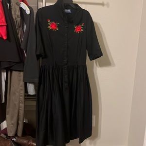 Collectif Black Dress Size Large